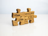 Puzzle - Eiche - 2 Teile Personalisierbar