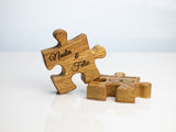 Puzzle - Eiche - 2 Teile Personalisierbar