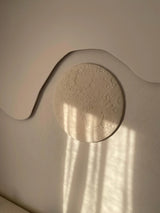 Mond aus Gips - 3D Relief Wanddekoration Exklusives Design